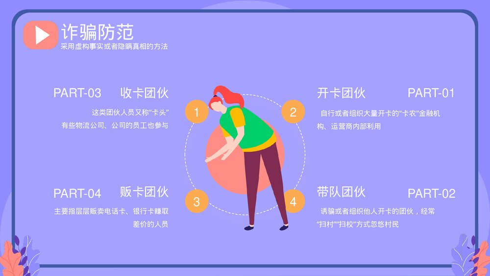 《关注安全预防诈骗》网络安全主题教育PPT课件下载(共20页·带内容)9