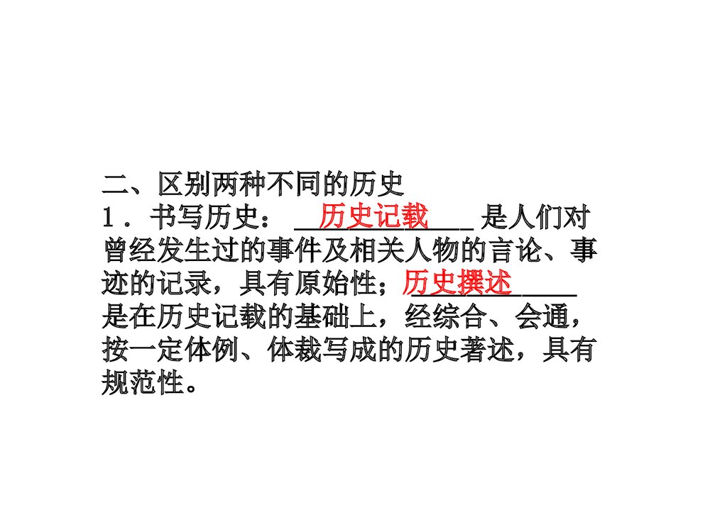 第1单元 第1课:历史是什么PPT课件8
