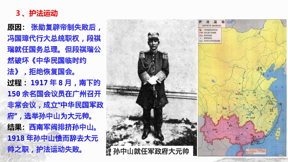 高一历史上册《第20课 北洋军阀统治时期的政治、经济与文化》教学PPT课件10