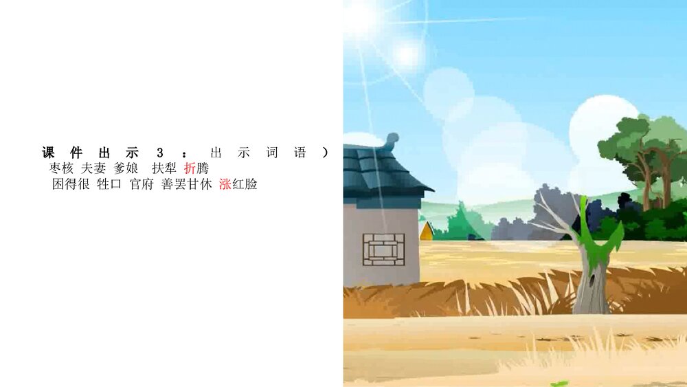 部编版·小学语文三年级下册《枣核》教育教学PPT课件4