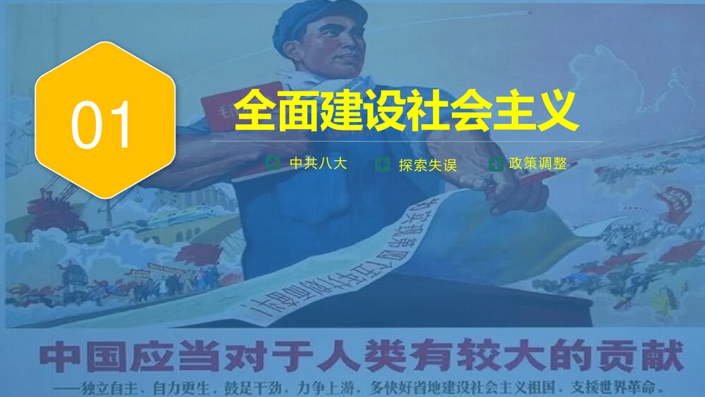 高一历史纲要上第九单元 第27课《社会主义建设在探索中曲折发展》教学PPT课件5