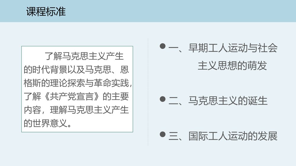 高中历史第五单《第11课 第五单元马克思主义的诞生与传播》教学PPT课件6