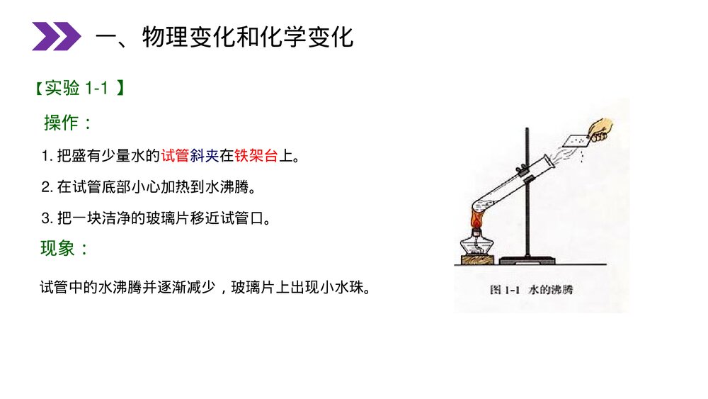 人教版初中化学九年级上册《物质的变化和性质》PPT课件(第1.1课时)7