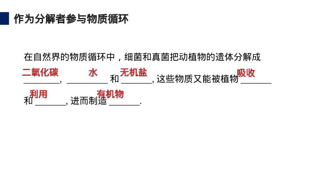 八年级生物上册《细菌和真菌在自然界中的作用》PPT课件(第5.4.4课时)10