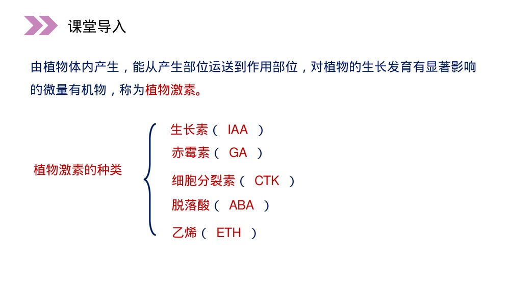 人教版高二生物必修三《其他植物激素》教学PPT课件2