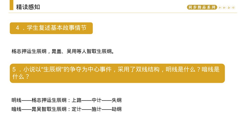 人教版九年级语文上册《智取生辰纲》PPT课件9