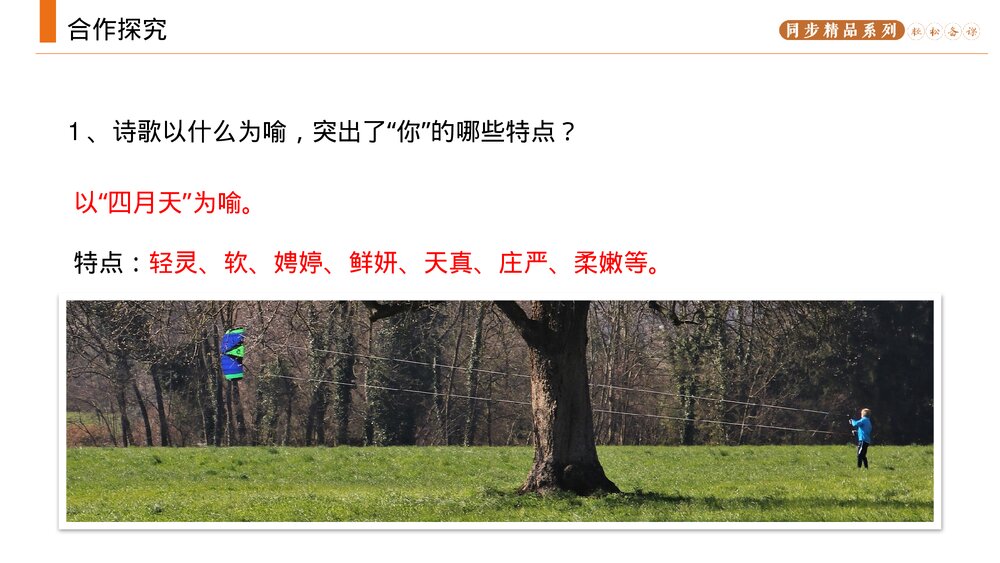 人教版九年级语文上册《你是人间的四月天》PPT课件9