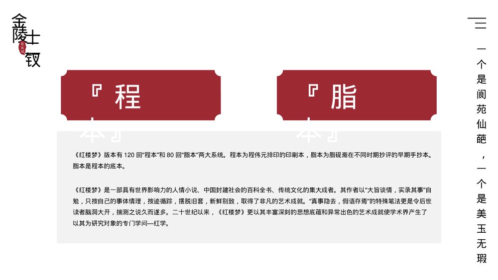 中国古典四大名著之一《红楼梦》导读读后感PPT课件(共15页)5