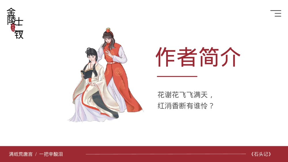 中国古典四大名著之一《红楼梦》导读读后感PPT课件(共15页)6