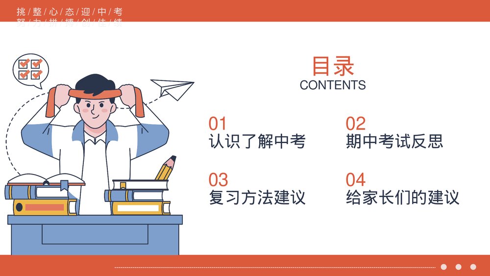 中考加油初三毕业班家长会PPT课件(共15页)2