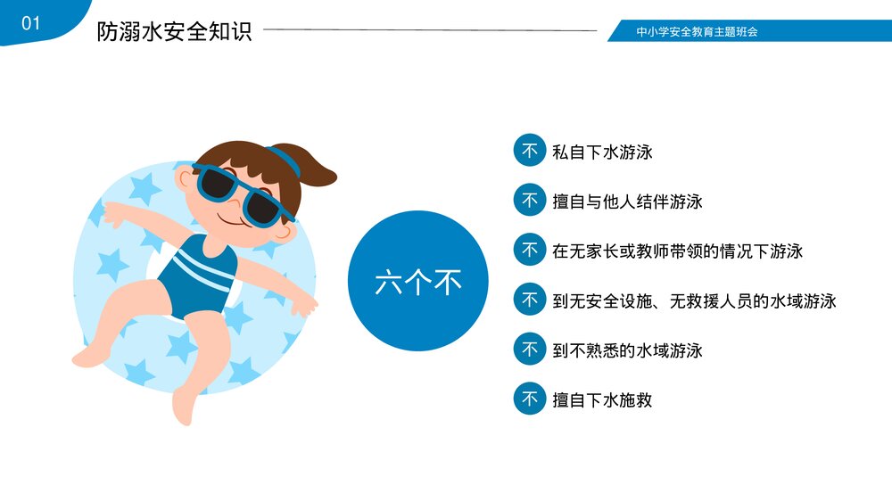 中小学暑期夏天防溺水安全教育班会PPT课件(共23页)-压缩7