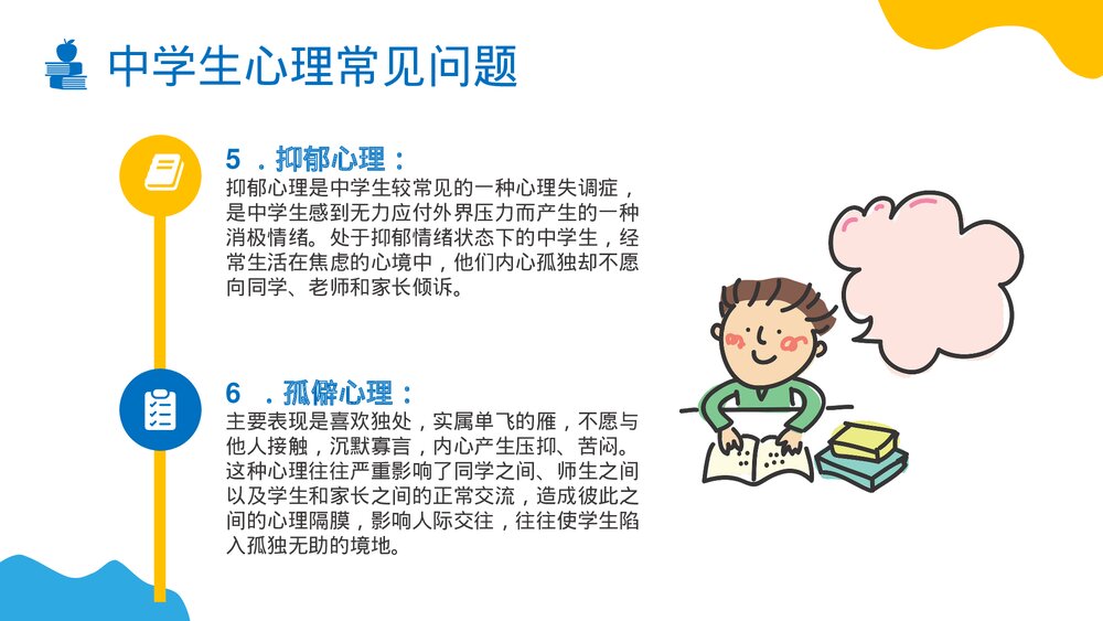 中学生心理健康知识讲解班会PPT课件(共22页)5