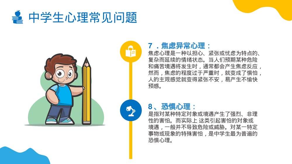 中学生心理健康知识讲解班会PPT课件(共22页)6
