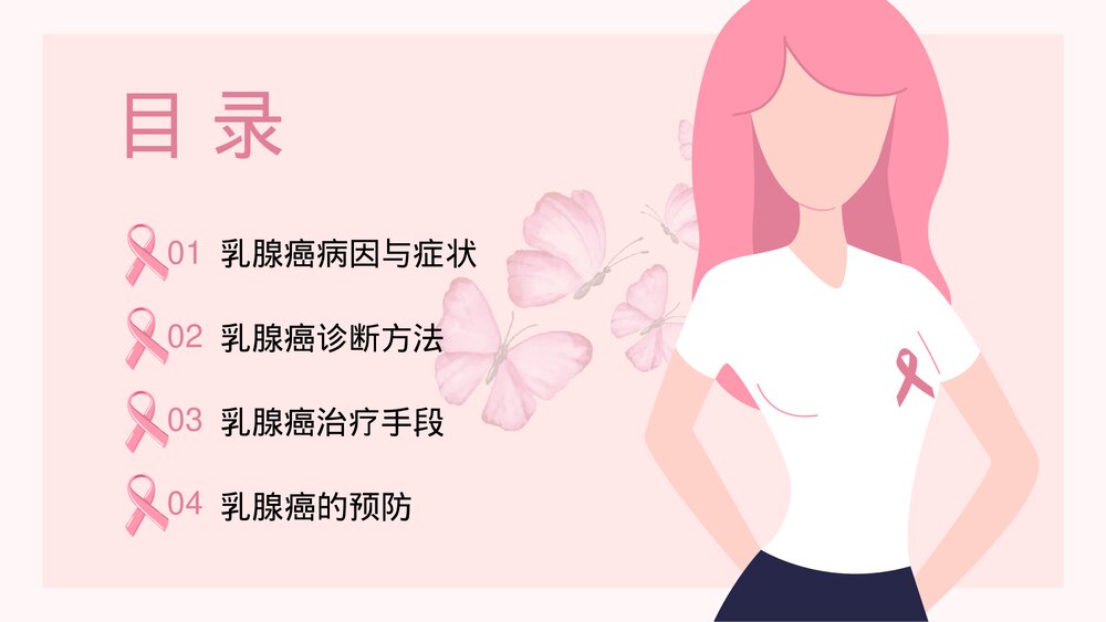 认识乳腺癌女性健康介绍PPT课件(共26页·内容可编辑修改)3
