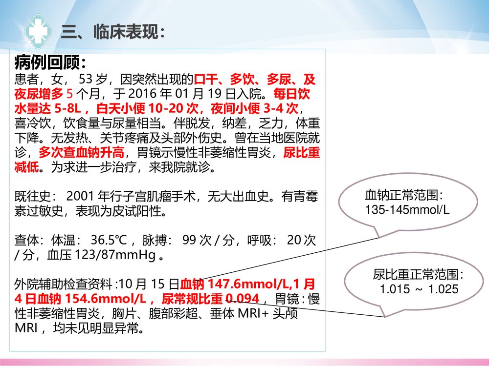 一例尿崩的的护理查房PPT课件(共20页)6
