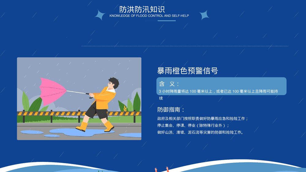 防洪防汛自救知识宣传PPT课件下载8