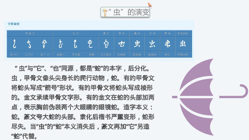 部编版一年级语文上册 识字“虫字旁”PPT课件6