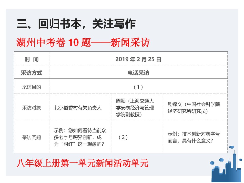 初中语文PPT课件《探本溯源析命题,回归书本寻对策》5