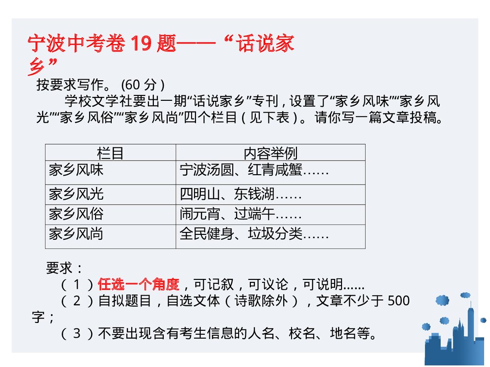 初中语文PPT课件《探本溯源析命题,回归书本寻对策》9