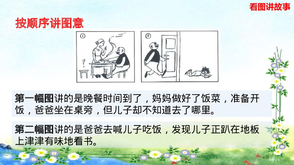 统编版二年级语文上册口语交际:看图讲故事PPT课件 4