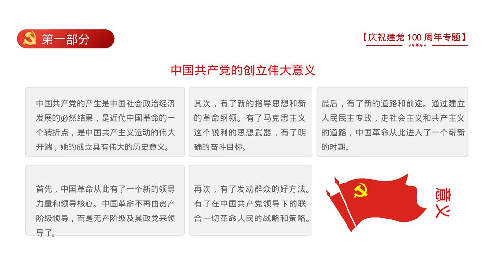《学好百年党史·凝聚奋斗伟力》庆祝建党100周年党史学习PPT课件下载7