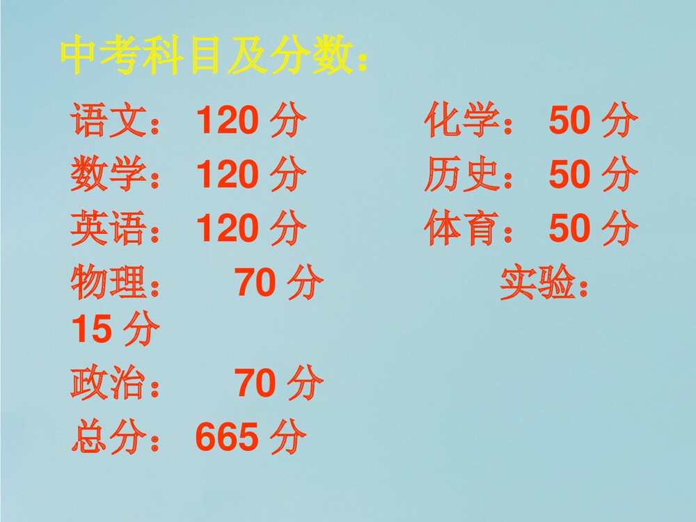 初中体育与健康中考第一仗—体育考试PPT课件下载2