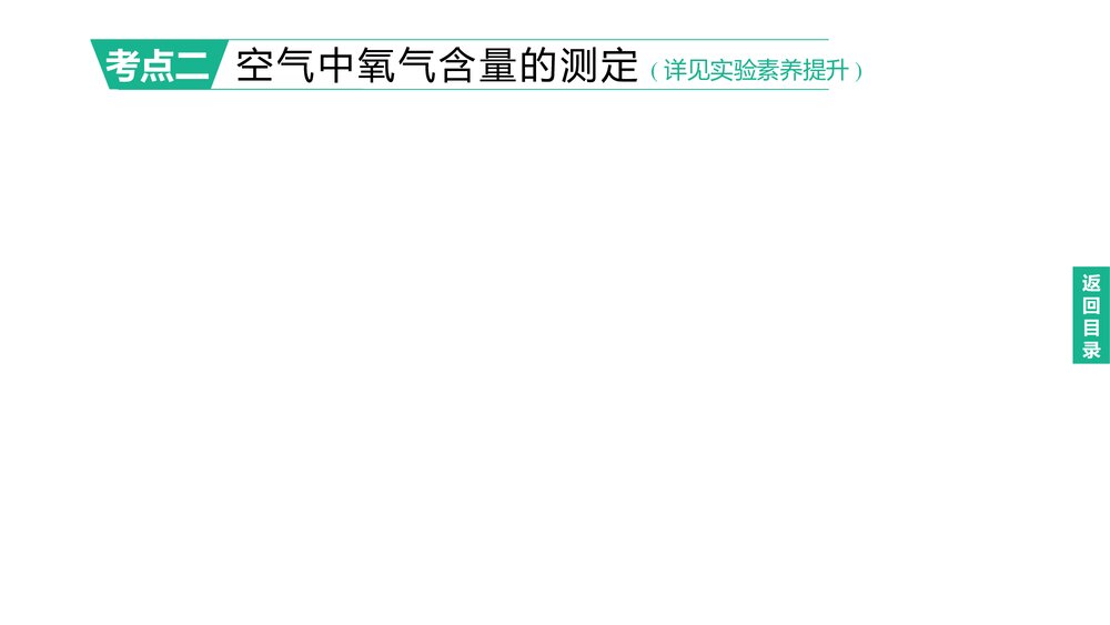 (人教版)中考初中化学总复习一轮复习PPT课件 主题01 我们周围的空气5