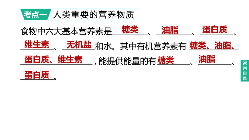 (人教版)中考化学总复习PPT课件:主题14 化学与健康 有机合成材料2