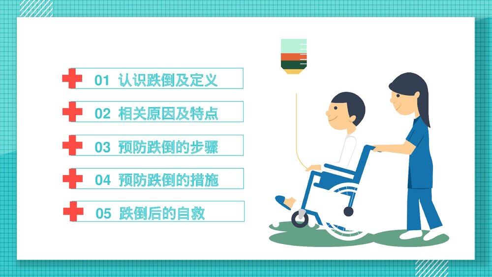 跌倒的预防和护理医疗行业PPT课件下载(共25页·可编辑修改)2