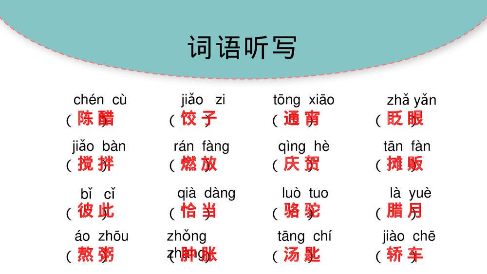 统编版六年级语文下册第一单元复习课件PPT下载9