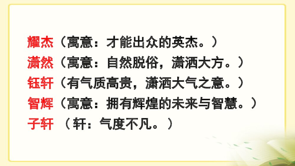 部编版·三年级语文上册《口语交际:名字里的故事》教学PPT课件2