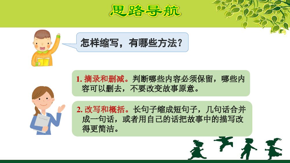 五年级语文上册《习作:缩写故事》教学课件PPT下载6