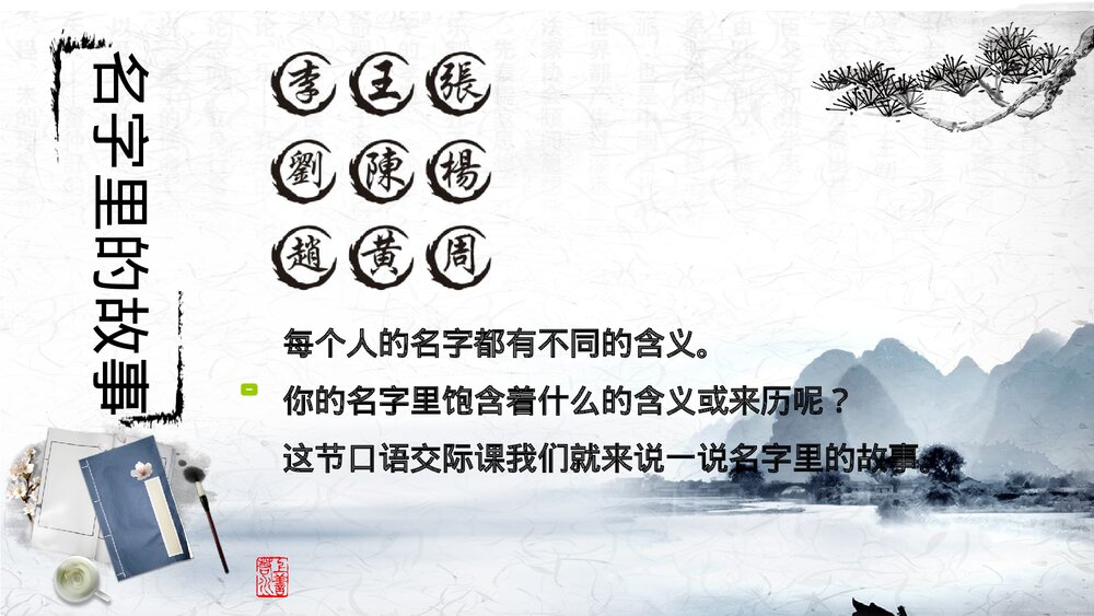 部编版三年级语文上册第四单元 口语交际:名字里的故事 教学课件PPT下载6