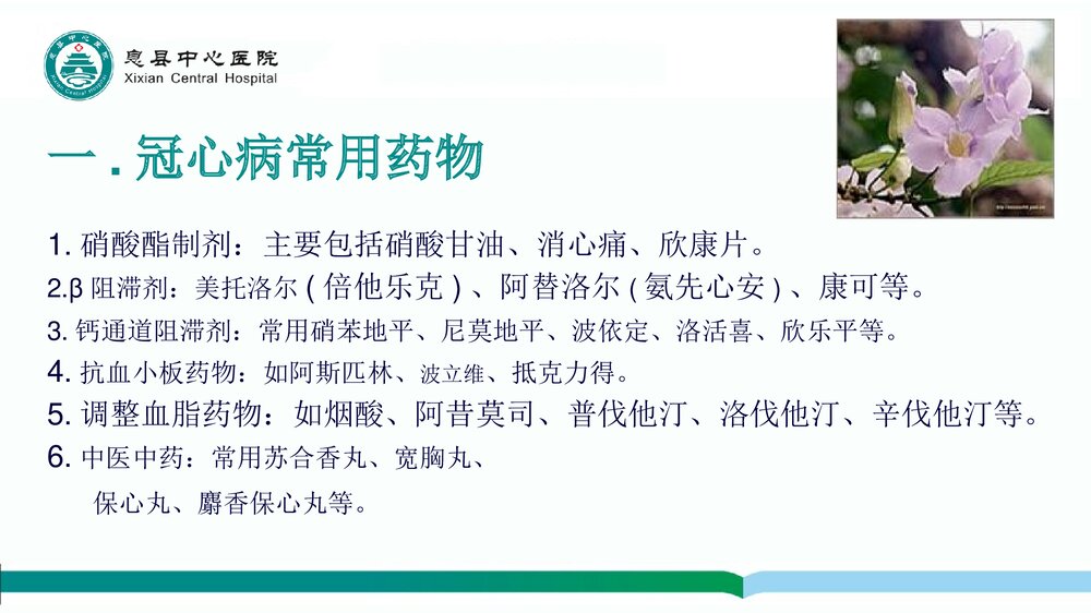 冠心病如何正确服药PPT课件下载(共23页·可编辑修改)2