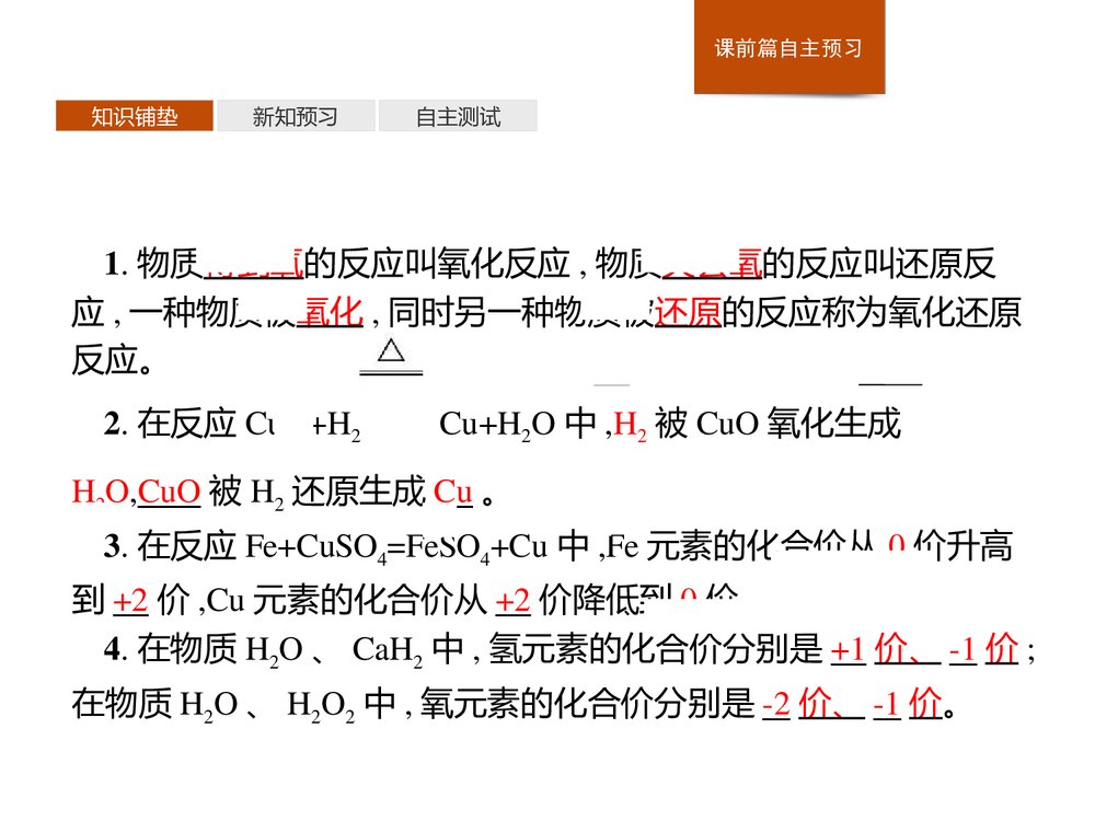 《氧化还原反应》高中化学PPT课件3