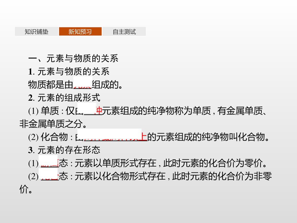 《元素与物质的分类·元素与物质的关系·物质的分类》高中化学PPT课件4