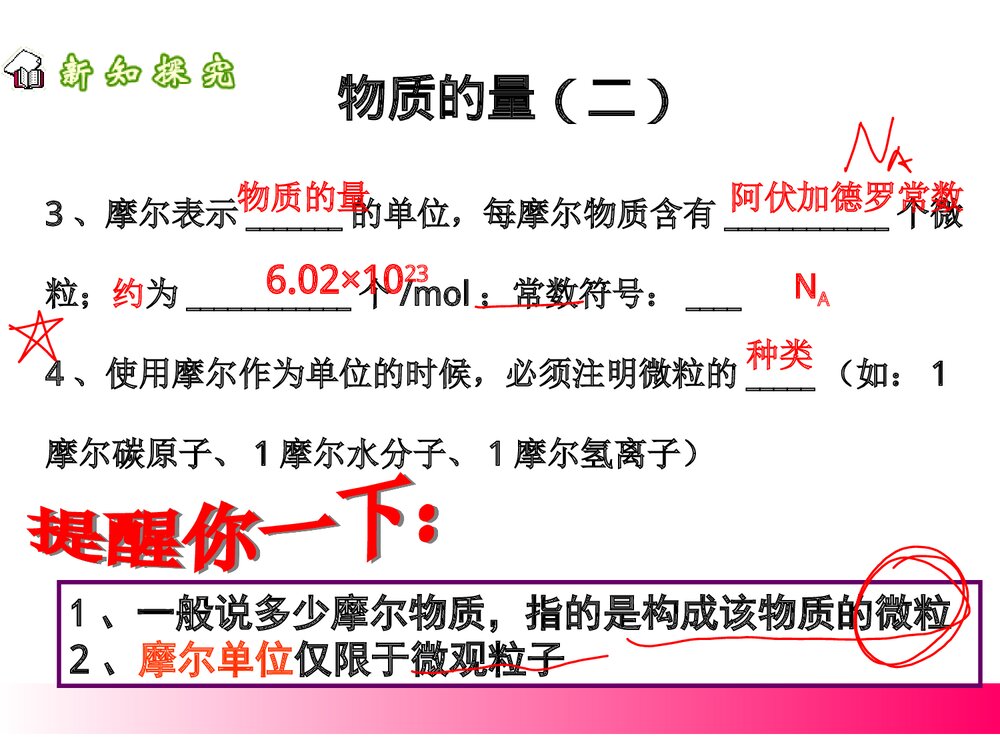 《物质的量》高一化学必修一课件PPT下载10