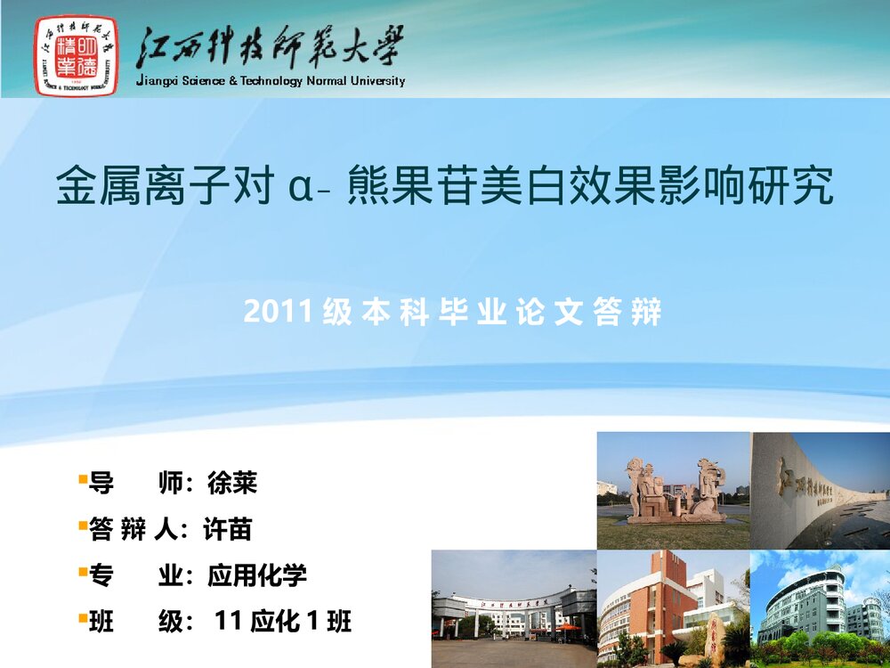 化学专业毕业论文答辩PPT课件(共12页·可编辑修改)1
