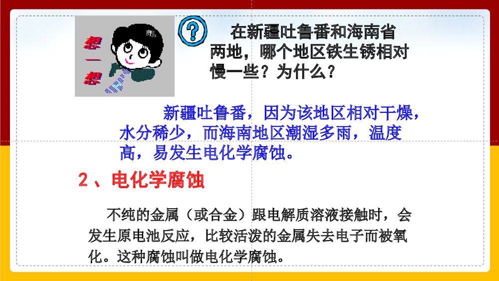 《金属的腐蚀和防护》化学选修一PPT课件下载9