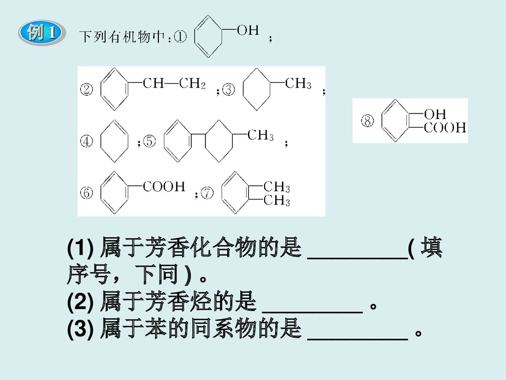 高中化学《第一章 认识有机化合物 第一节 机物的分类》PPT课件7