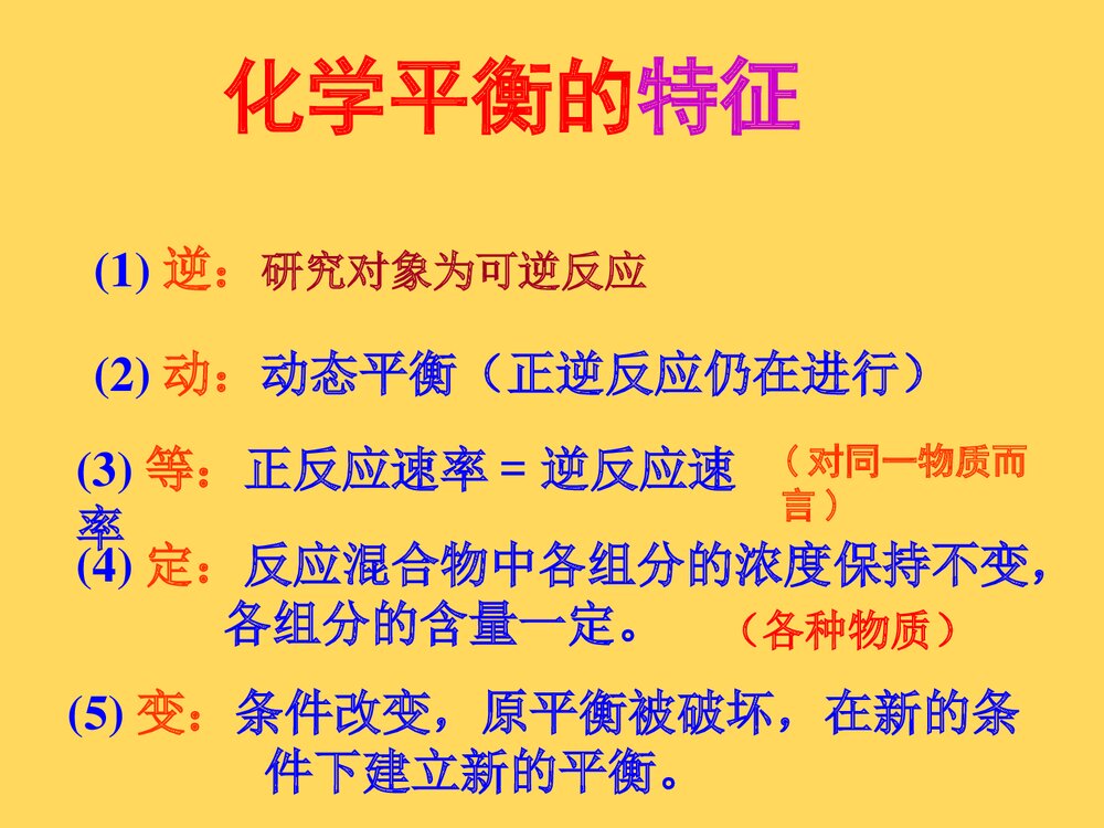 判断化学平衡的标志PPT课件下载2