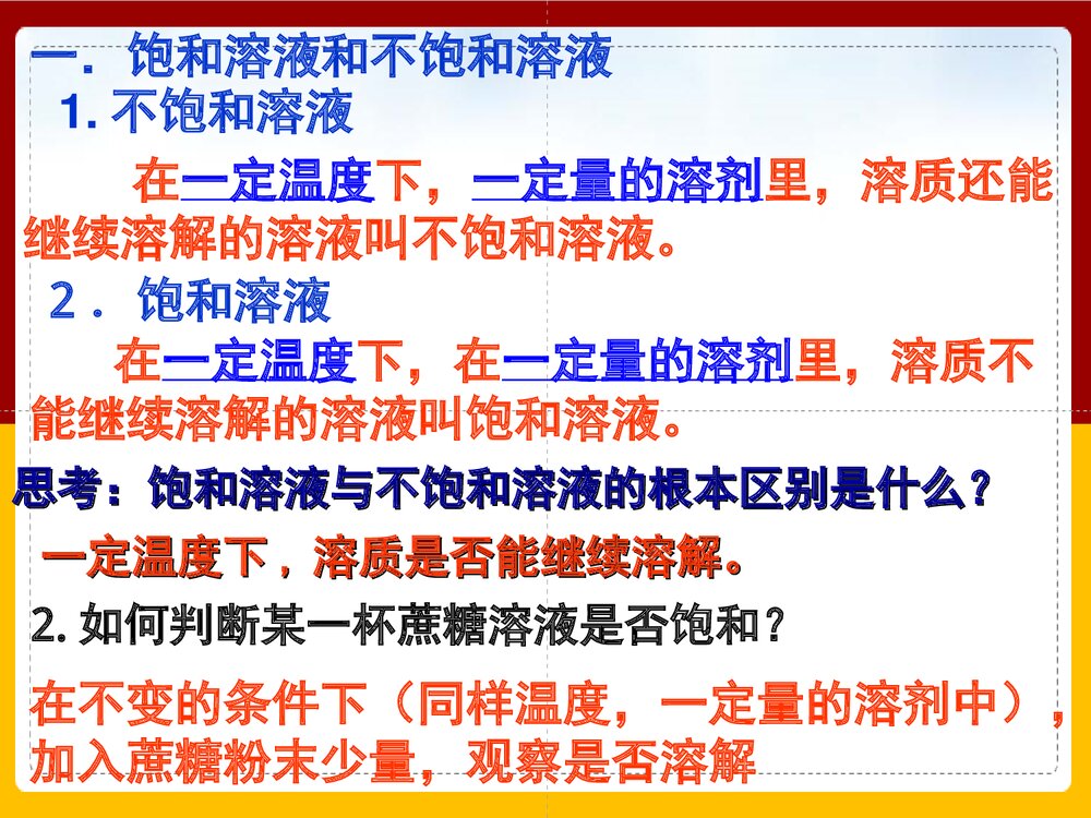 《溶解度》人教版初中化学第九单元第一课时PPT课件下载9