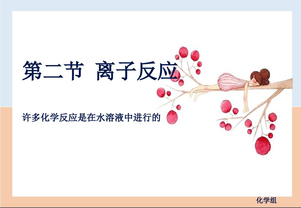 人教版高一化学离子反应PPT课件下载1