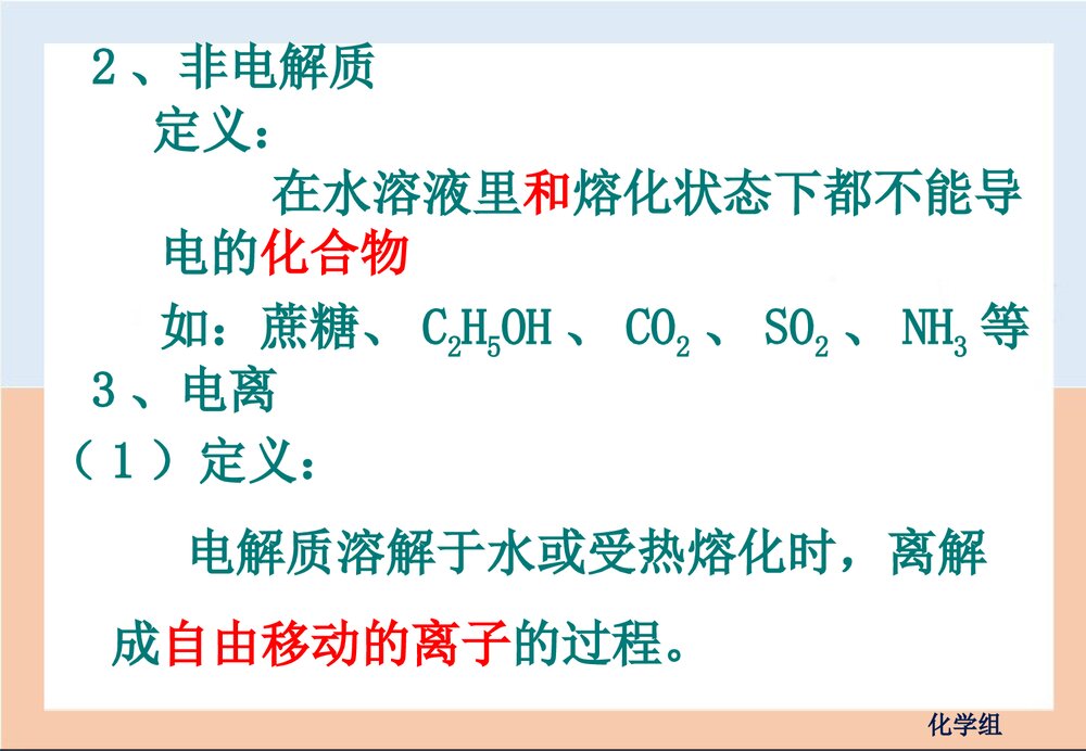 人教版高一化学离子反应PPT课件下载3