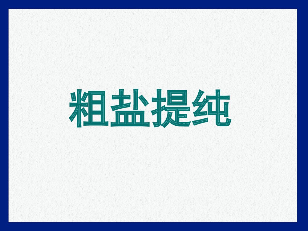 初中化学粗盐提纯PPT课件下载(共14页)1