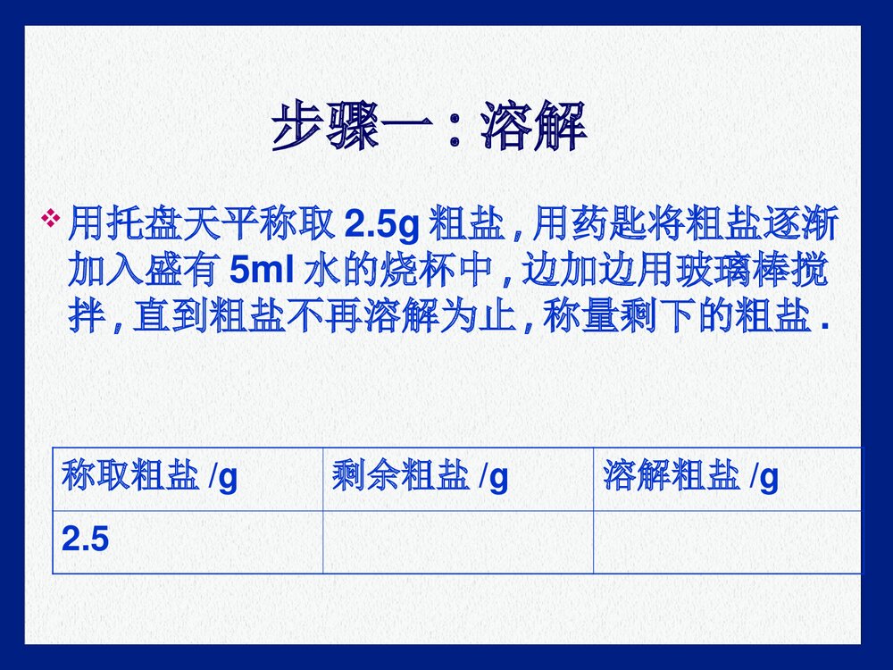 初中化学粗盐提纯PPT课件下载(共14页)4