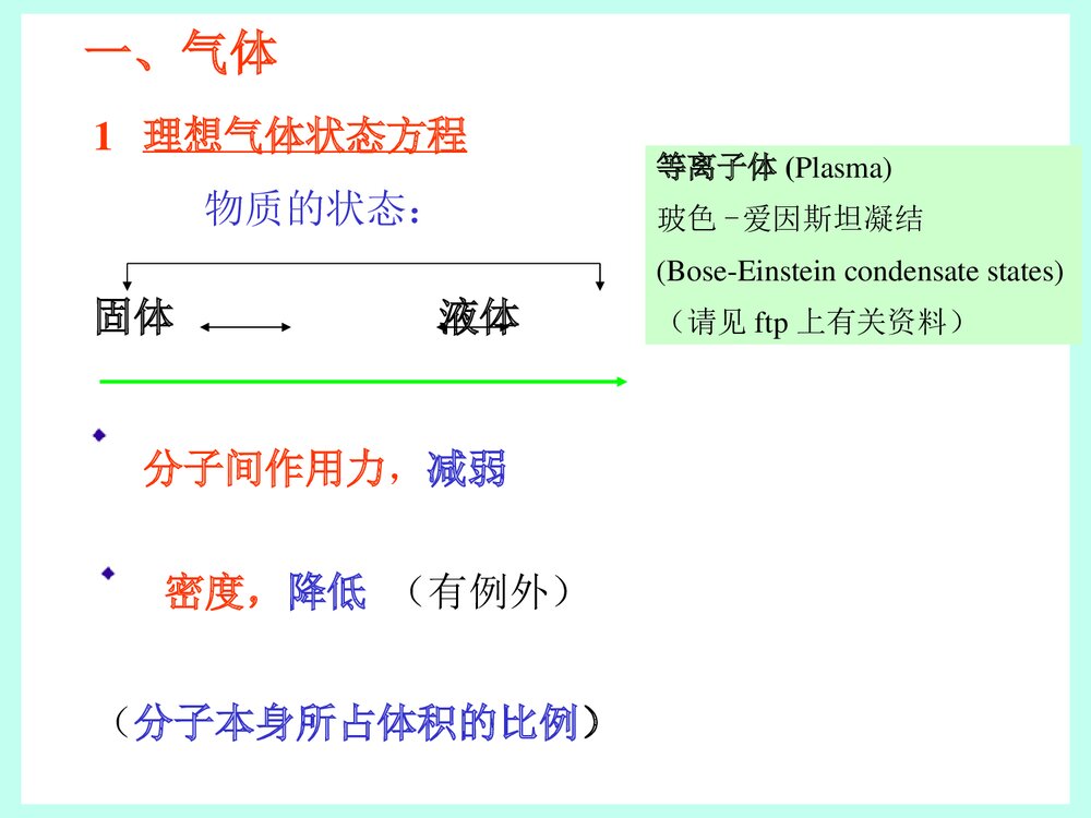 普通化学原理《第一章 气体、液体、溶液》PPT课件下载2