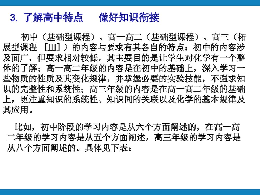 初高中化学衔接PPT课件下载4