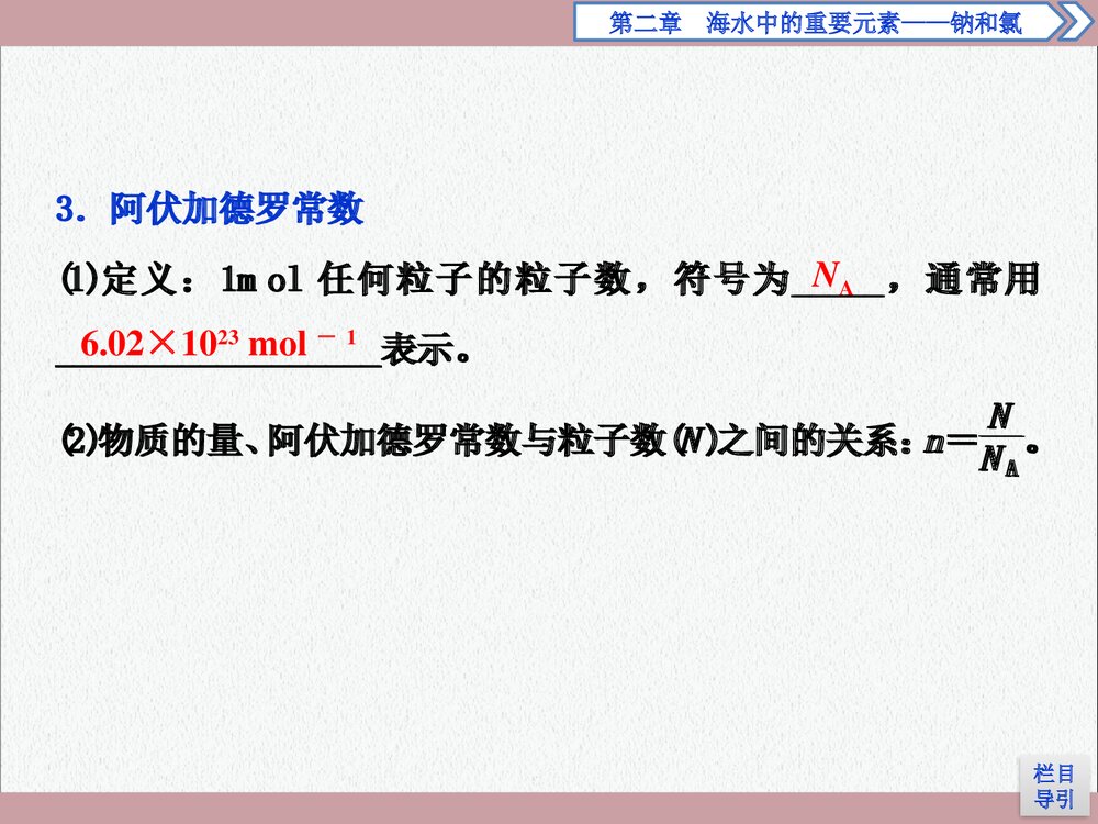 2.3.1物质的量的单位——摩尔PPT课件下载4