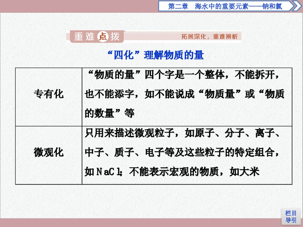 2.3.1物质的量的单位——摩尔PPT课件下载5